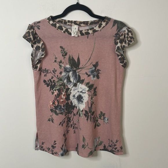 Floral wild side lounge too in mauve NWOT - Picture 3 of 4